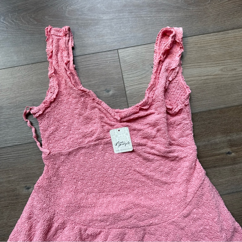 Free People Alice Pink Mini Dress NWT - Picture 2 of 6